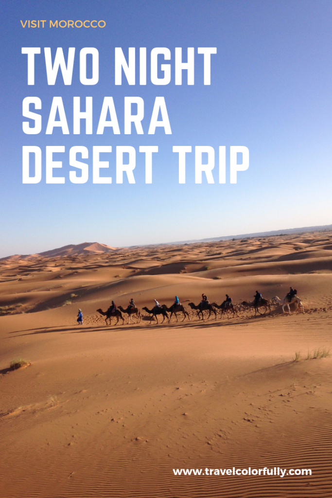 Take a trip into the Sahara Desert in Morocco #SaharaDesert #Morocco