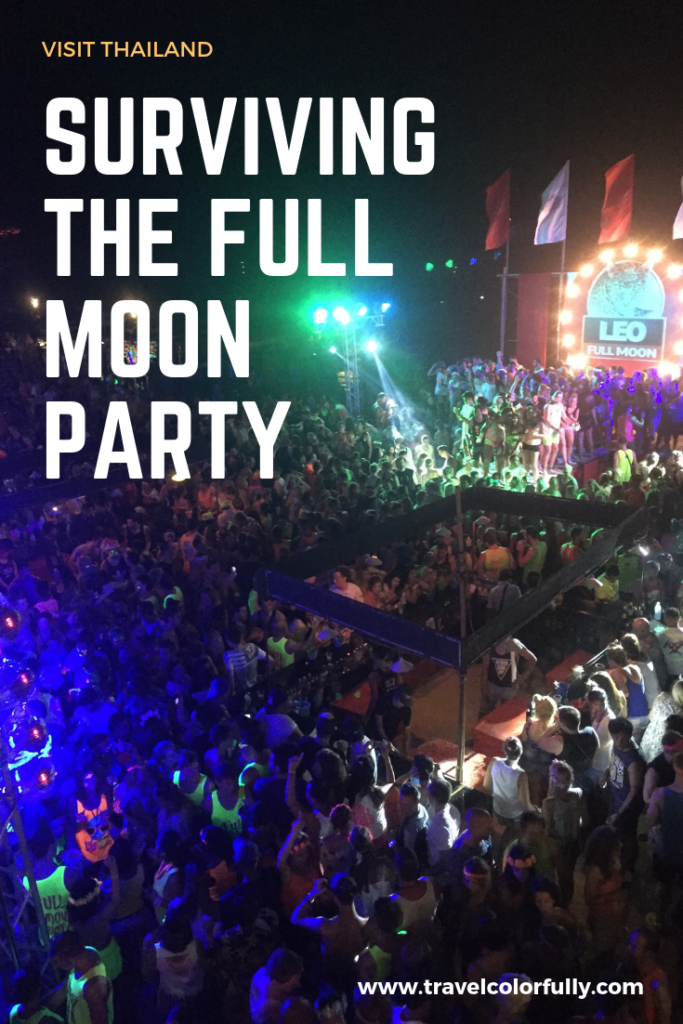 surviving the full moon party #thailand #fullmoonparty