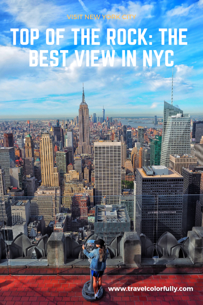 Why The Top of The Rock is the best view in New York City #NYC #NewYorkCity #NewYork #topoftherock