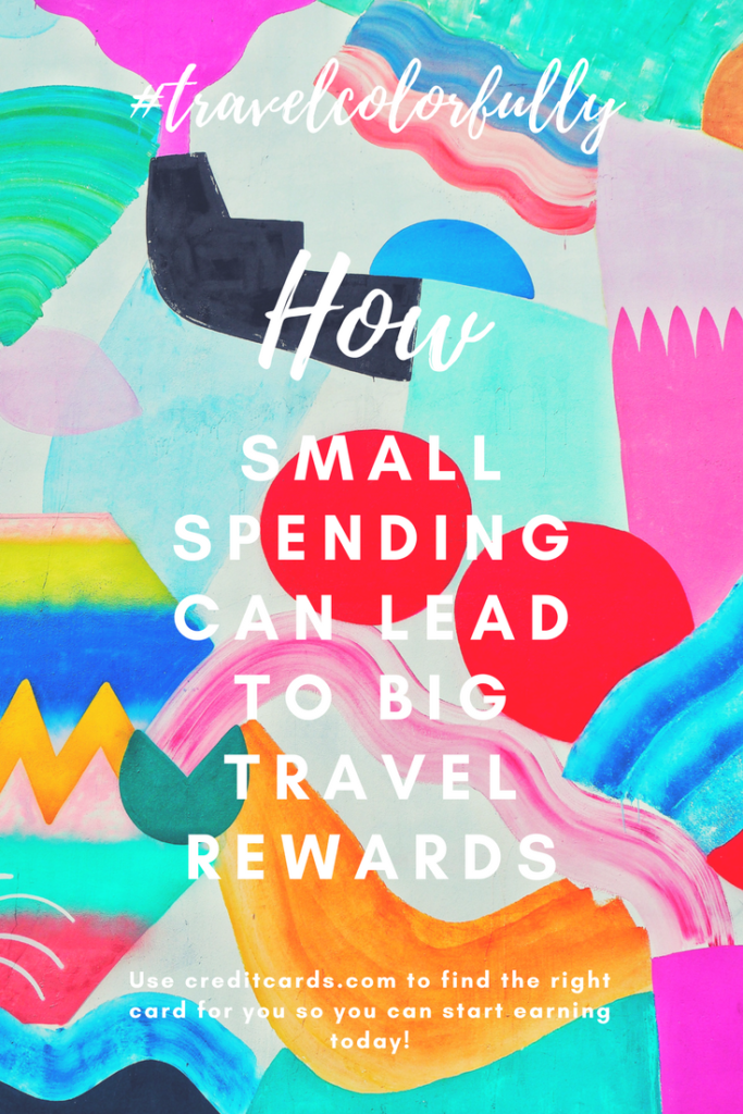 How small spending can lead to big travel rewards with @CreditCards.com #CreditCardWin #sponsored