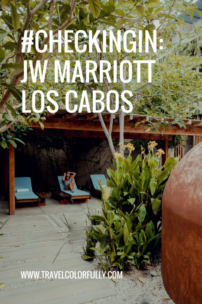 Check in to the beautiful JW Marriott Los Cabos for a taste of luxury!