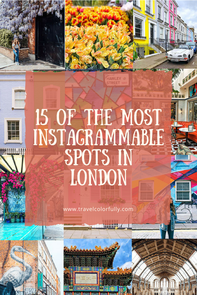 Check out 15 of the most Instagrammable spots in London #London, #InstagramLondon #Prettylittlelondon #instagrammablespots 