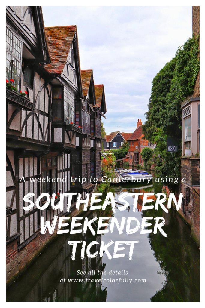 Explore Canterbury by using the Southeastern Weekender Ticket #England #Britain #Kent