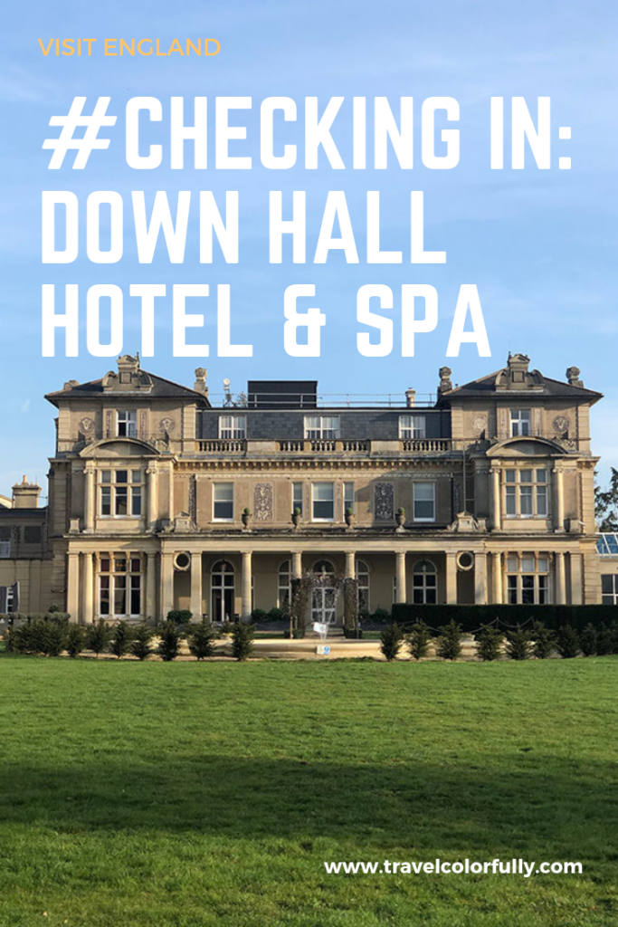 Check into down hall hotel & Spa in Essex for an incredibly relaxing spa break just forty-five minutes from London! #London #Essex