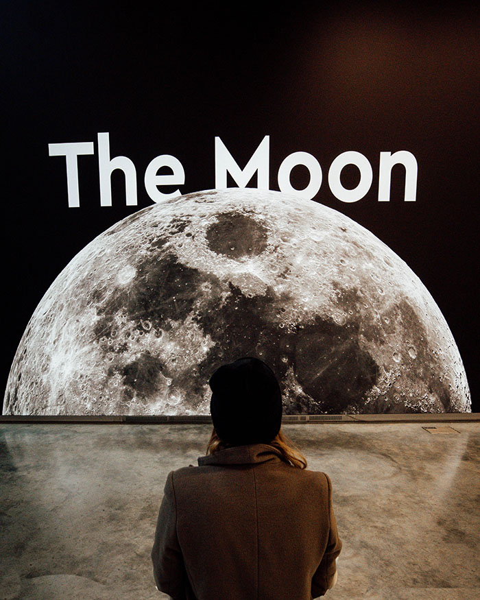 The Moon Exhibit at the national maritime museum